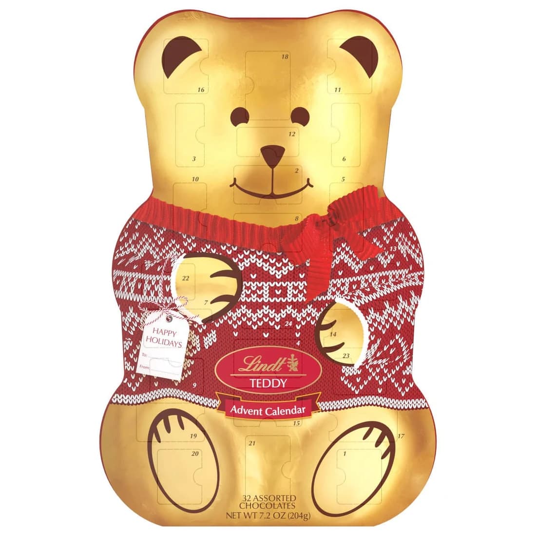 Lindt Sweater Teddy Bear Advent Calendar