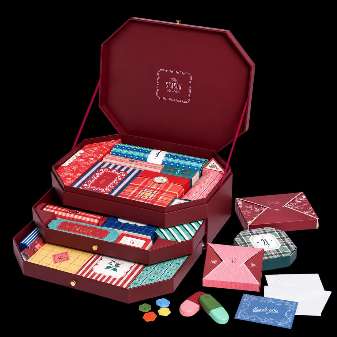 Papier 24 Day Stationery Advent Calendar