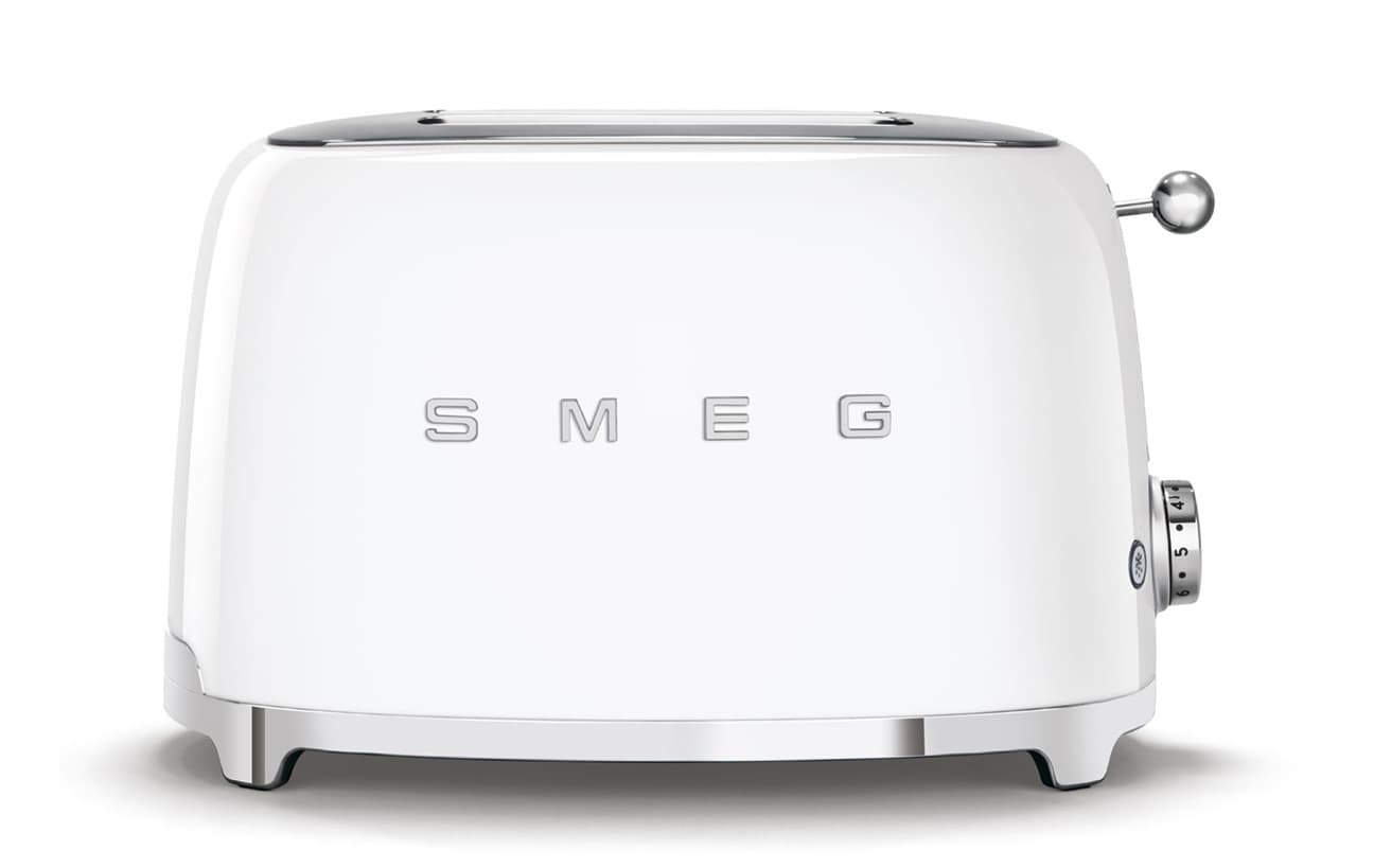 Smeg | Matte White 2-Slice Retro Toaster